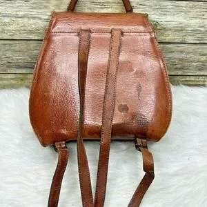 Milly | Bags | Milly 92 Tan Brown Genuine Leather Drawstring 